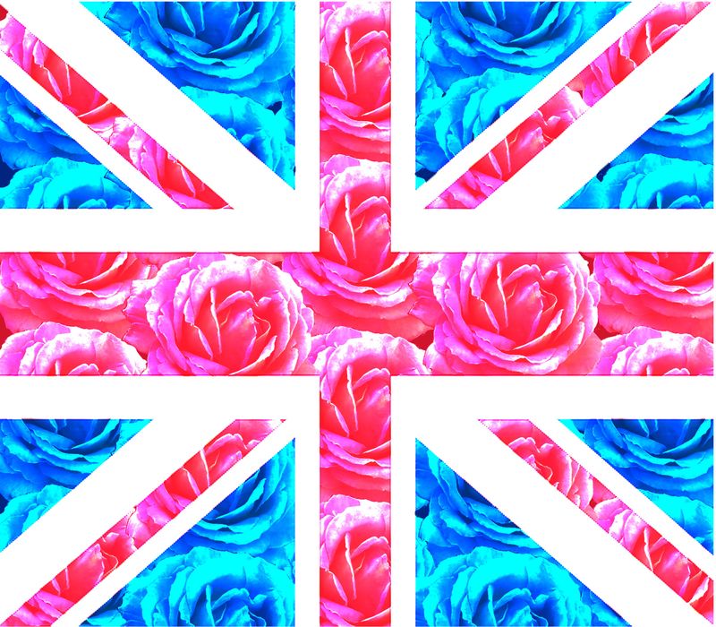 Floral flag